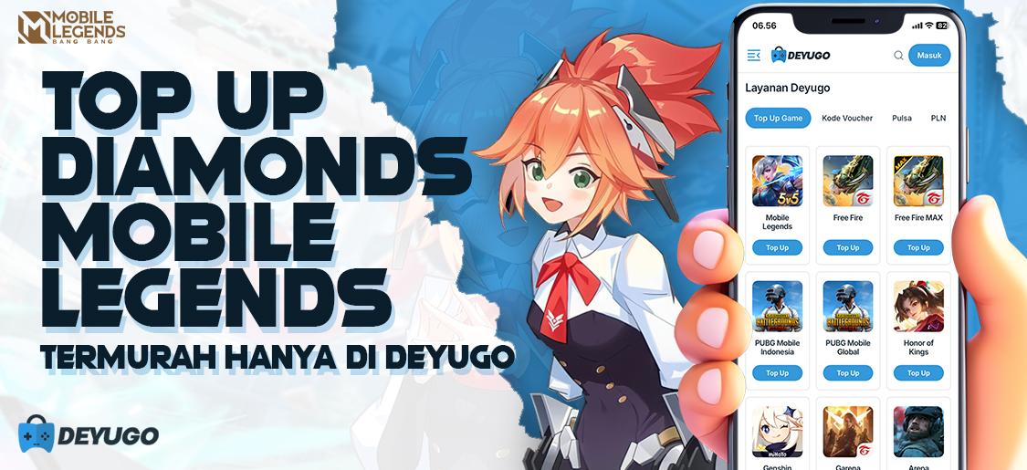 Top Up Diamond Mobile Legends Murah & Cepat | Beli Diamond ML Terpercaya