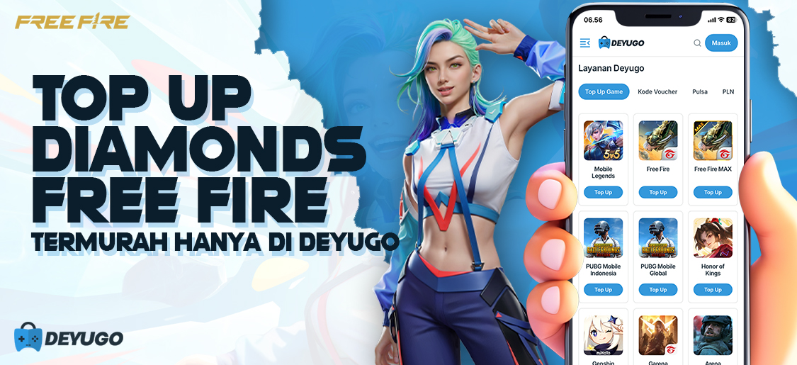 Top Up Diamond Free Fire Murah & Cepat | Beli Diamond FF Terpercaya